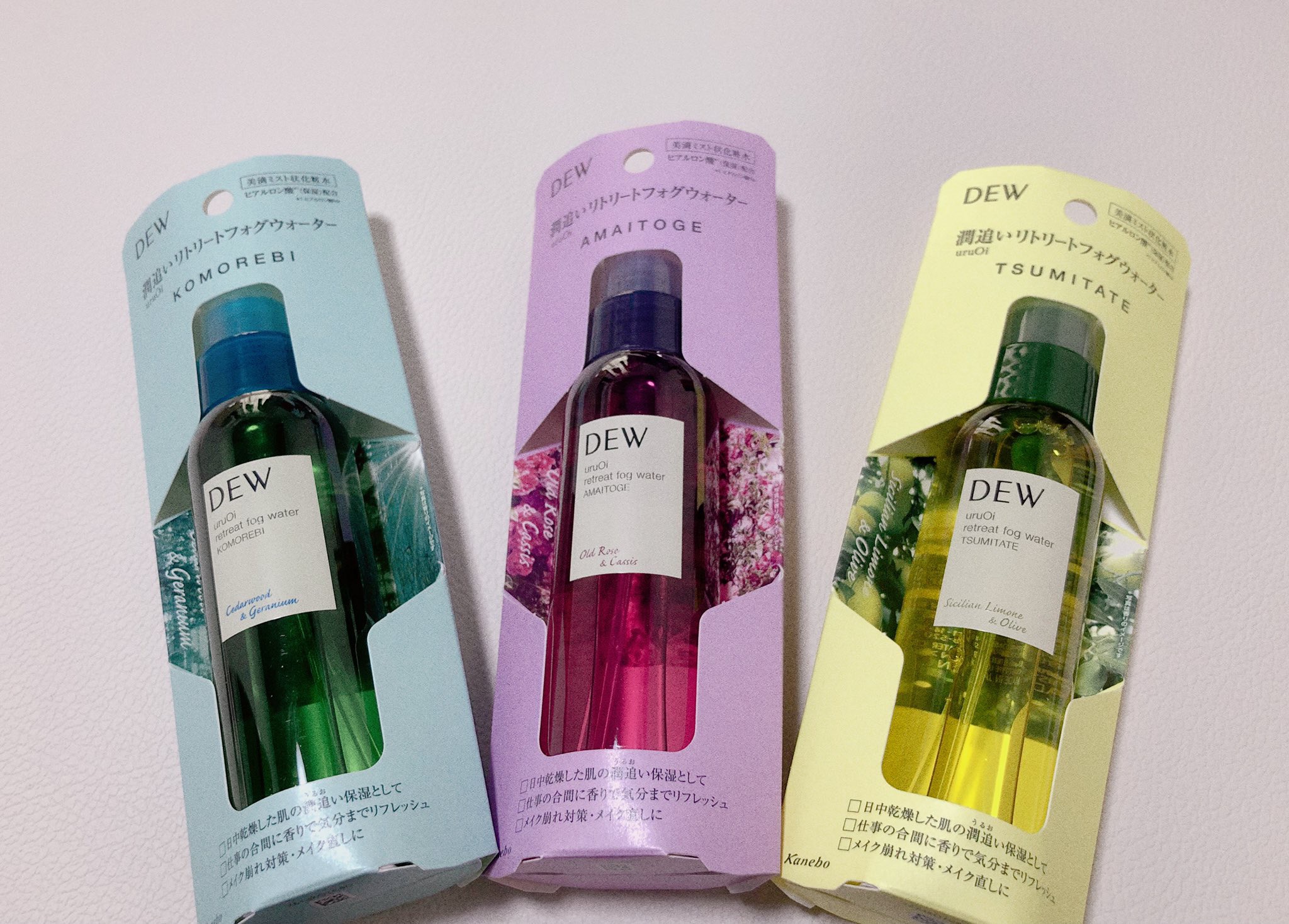 uruOiリトリートフォグウォーター/DEW/ミスト状化粧水を使ったクチコミ（2枚目）