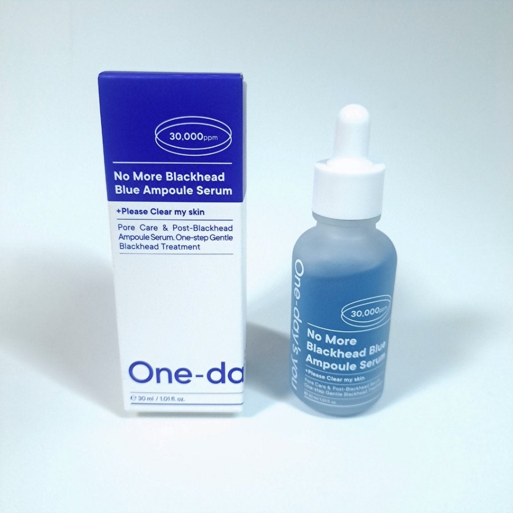 ノーモアブラックヘッド ブルーアンプルセラム/One-day's you/美容液を使ったクチコミ(4枚目)