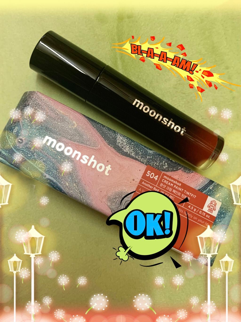 クリームペイントティントフィット/moonshot/口紅を使ったクチコミ(1枚目)