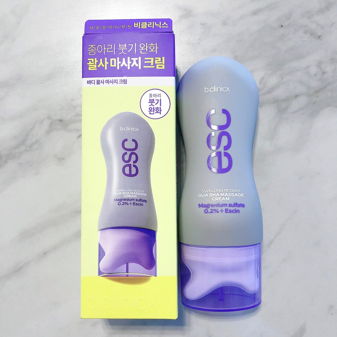 マグネシウムプラスエスシン ボディー かっさ マッサージ クリーム/b.clinicx/ボディクリームを使ったクチコミ(1枚目)