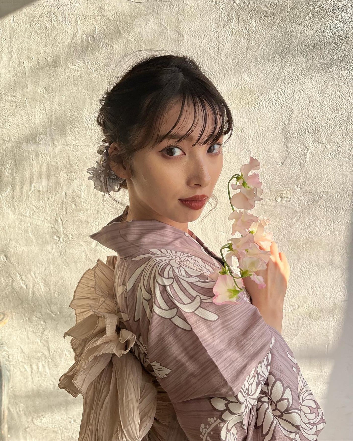 HARUNA on LIPS 「.先日の浴衣のヘアメイク🌟.いろんなアレンジをたくさんしました..」(4枚目)