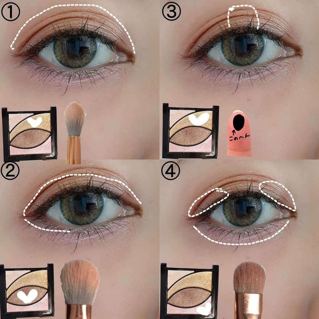 UR GLAM VELVET EYE COLOR PALETTE/U R GLAM/アイシャドウパレットを使ったクチコミ(3枚目)