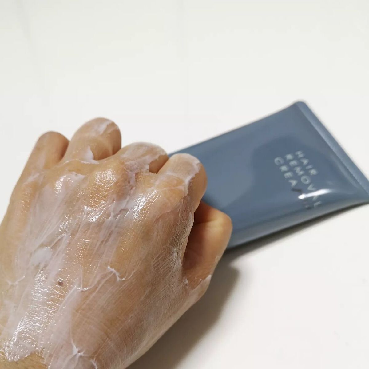 ミュゼコスメ メンズ 薬用ヘアリムーバルクリーム ホワイトシトラスの香り/ミュゼコスメ/除毛クリームを使ったクチコミ(4枚目)