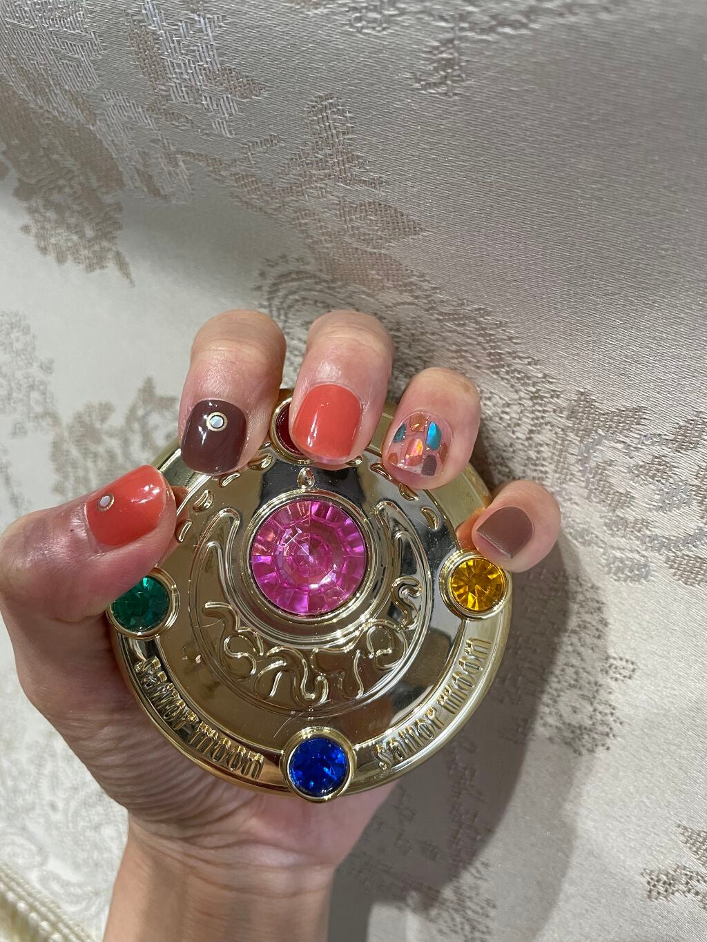 貼るジェルネイル/セリア/ネイルシールを使ったクチコミ(2枚目)