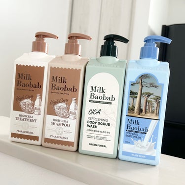 ミルクバオバブ ボディウォッシュ ホワイトムスクのクチコミ「【Milk Baobab ミルクバオバブ🍼🇰🇷】
\ミルクとバオバブ種子の自然派パーソナルケア.....」（1枚目）