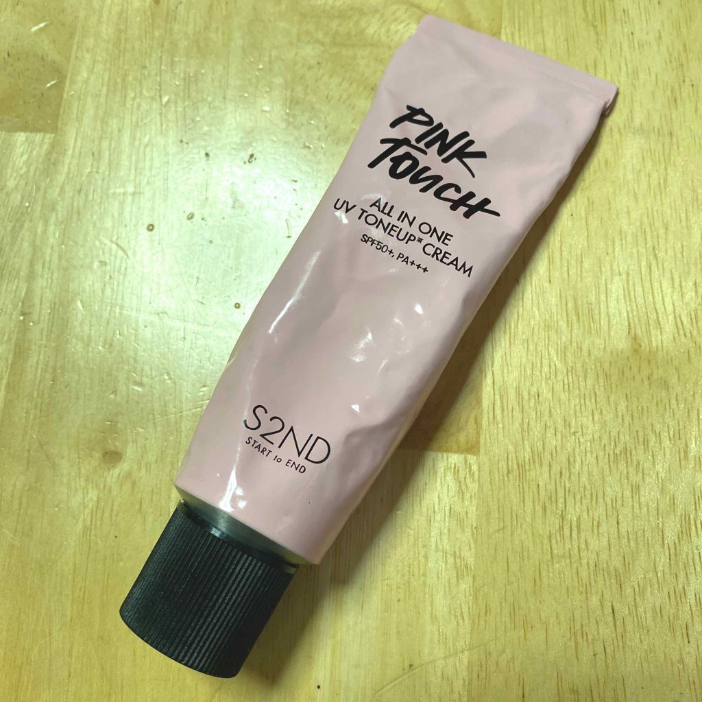 ピンクタッチ UVトーンアップクリーム/S2ND/化粧下地を使ったクチコミ（1枚目）