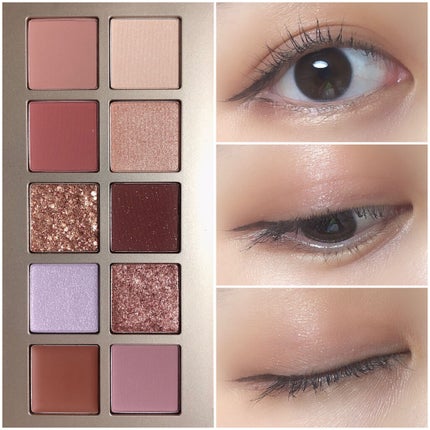 ニューデップスアイシャドウパレット/hince/アイシャドウパレットを使ったクチコミ(4枚目)