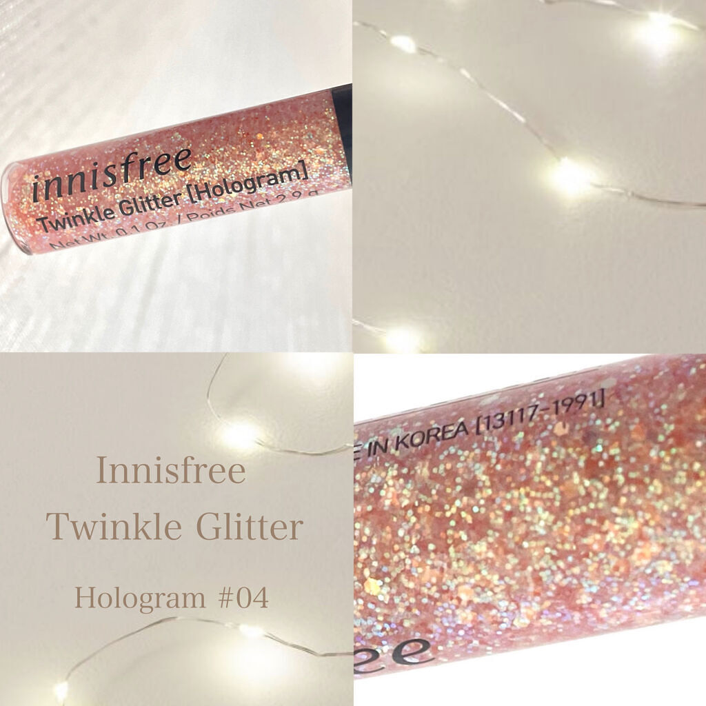 トゥインクル グリッター/innisfree/リキッドアイライナーを使ったクチコミ（1枚目）