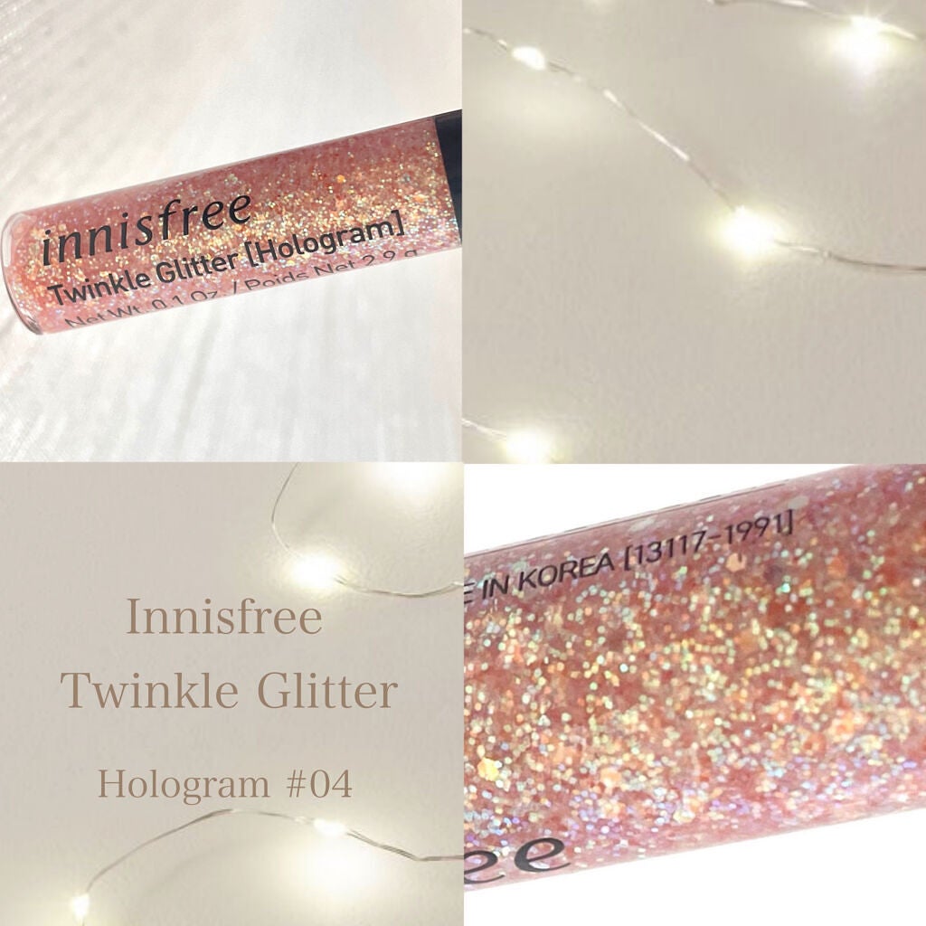 トゥインクル グリッター/innisfree/リキッドアイライナーを使ったクチコミ(1枚目)