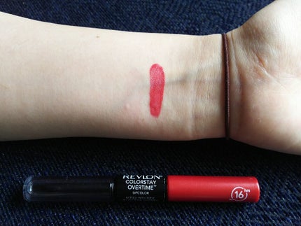 カラーステイ オーバータイム リップカラー/REVLON/リップグロスを使ったクチコミ(1枚目)