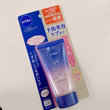 ニベアUV ディープ プロテクト&ケア トーンアップ エッセンス/ニベア/日焼け止めローションを使ったクチコミ(2枚目)