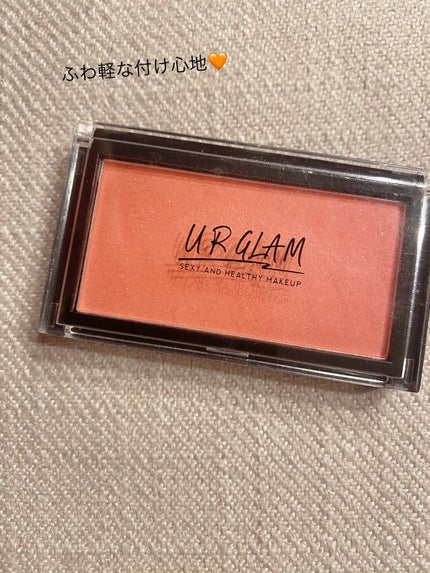 UR GLAM DAILY CHEEK BLUSH/U R GLAM/パウダーチークを使ったクチコミ(1枚目)