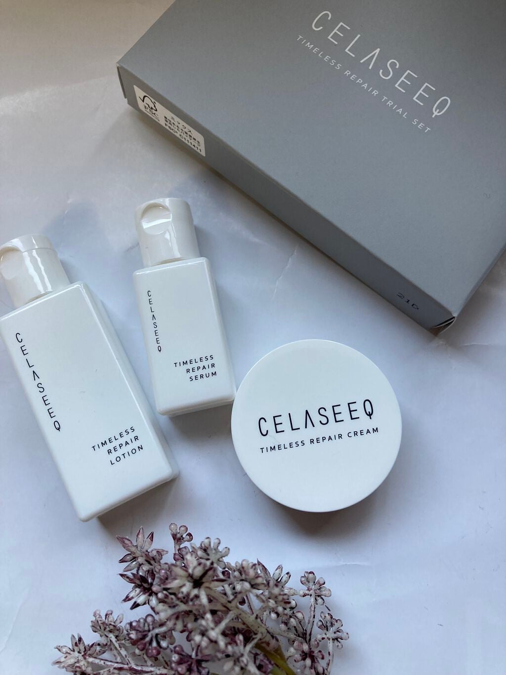 タイムレスリペア 未来肌おためしセット/CELASEEQ/スキンケアキットを使ったクチコミ(1枚目)