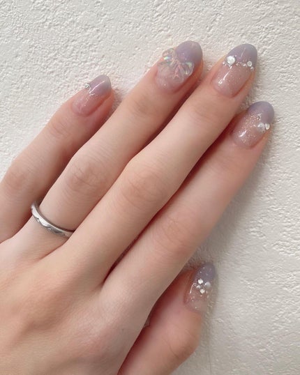 のりちょ🐰自分を労るごほう"美"レシピ on LIPS 「【キャンドゥ】ゆめかわ♡ネイルパルキコイのオーロラカラーを使え..」(3枚目)