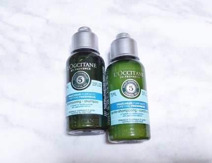 ファイブハーブス ピュアフレッシュネス シャンプー/コンディショナー/L'OCCITANE/市販シャンプーを使ったクチコミ(1枚目)