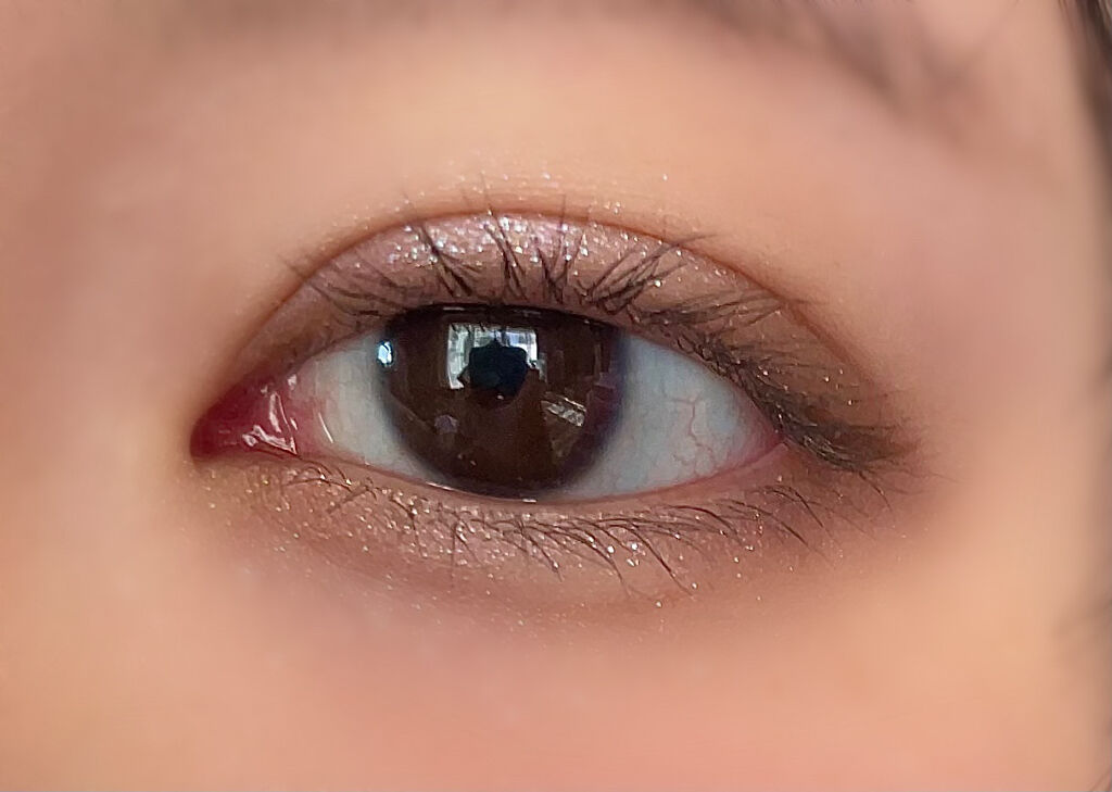 グラデーションアイカラー スウィートブラウン/HABA/アイシャドウパレットを使ったクチコミ（3枚目）