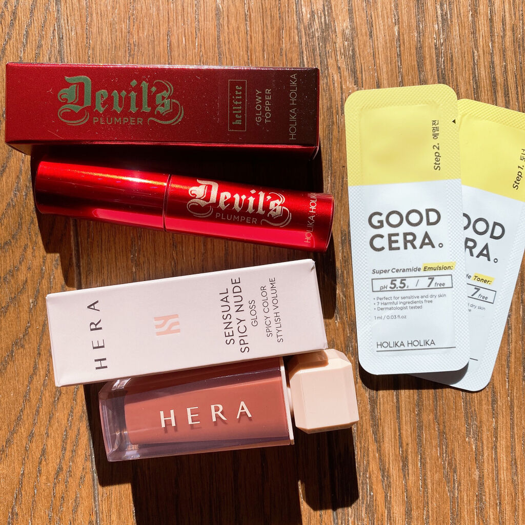 センシュアルスパイシーヌードグロス/HERA/リップグロスを使ったクチコミ（1枚目）