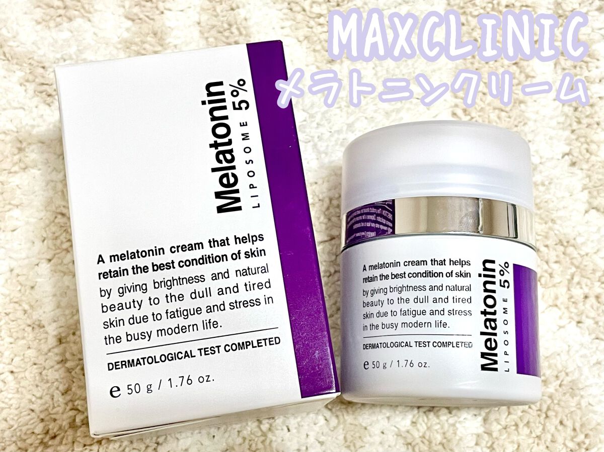 タイムリターンメラトニンクリーム/MAXCLINIC/フェイスクリームを使ったクチコミ(1枚目)