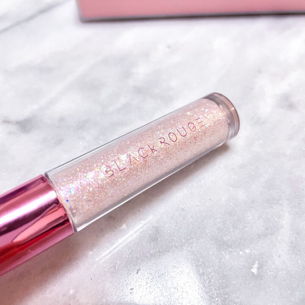 パールブリーアイグリッター G02 あまいコンペイトウ/BLACK ROUGE/グリッターを使ったクチコミ（2枚目）