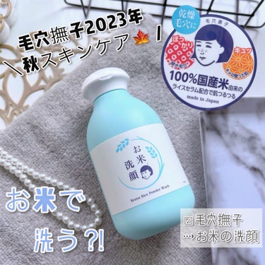 毛穴撫子 お米の洗顔のクチコミ「🍚
＼2023年9月21日新発売.ᐟ.ᐟ／
毛穴撫子の2023年秋スキンケア🍁
☑︎毛穴撫子 .....」（1枚目）