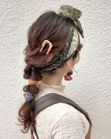 PUバンド/FLORA/ヘアアクセサリーを使ったクチコミ(2枚目)