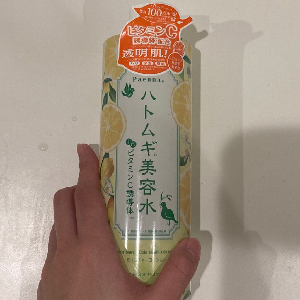 ハトムギ美容水inビタミンC誘導体/パエンナ/化粧水を使ったクチコミ（1枚目）