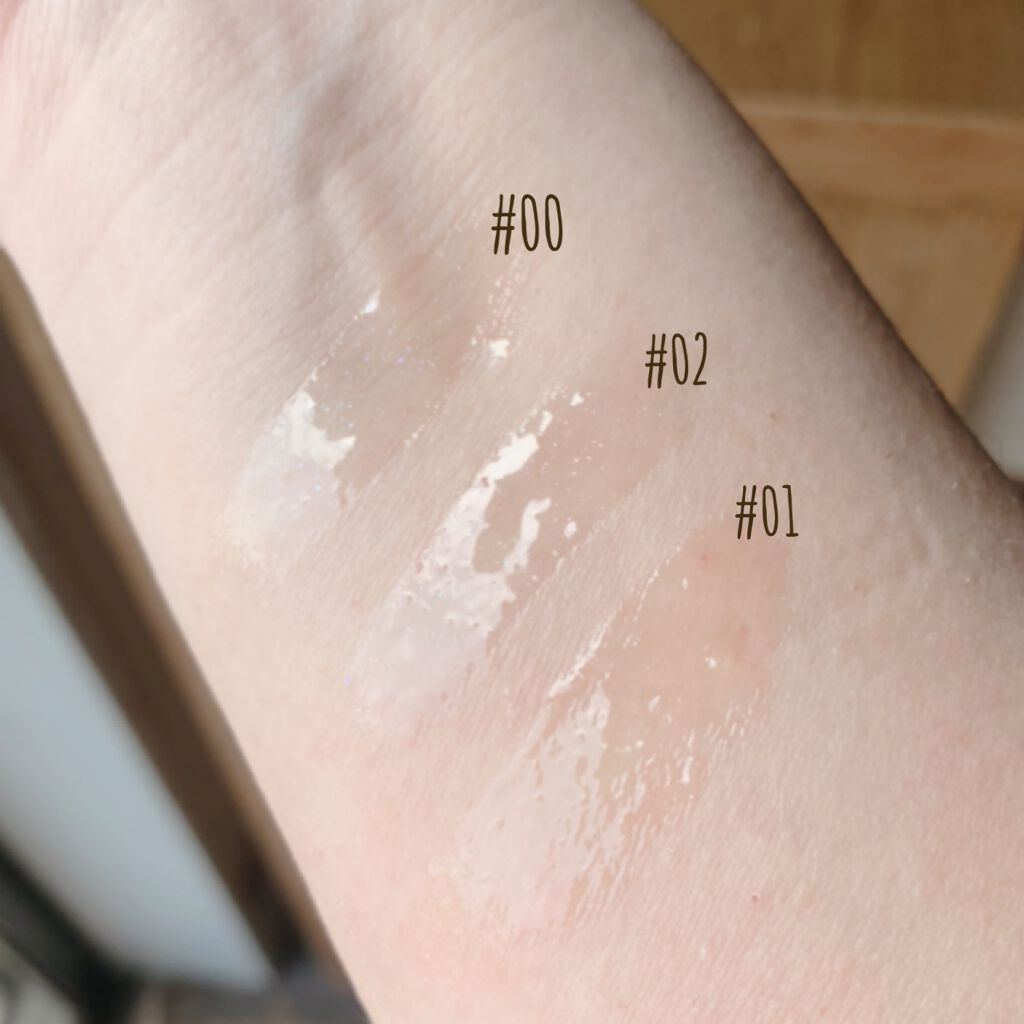 グラスティングウォーターグロス/rom&nd/リップグロスを使ったクチコミ（2枚目）