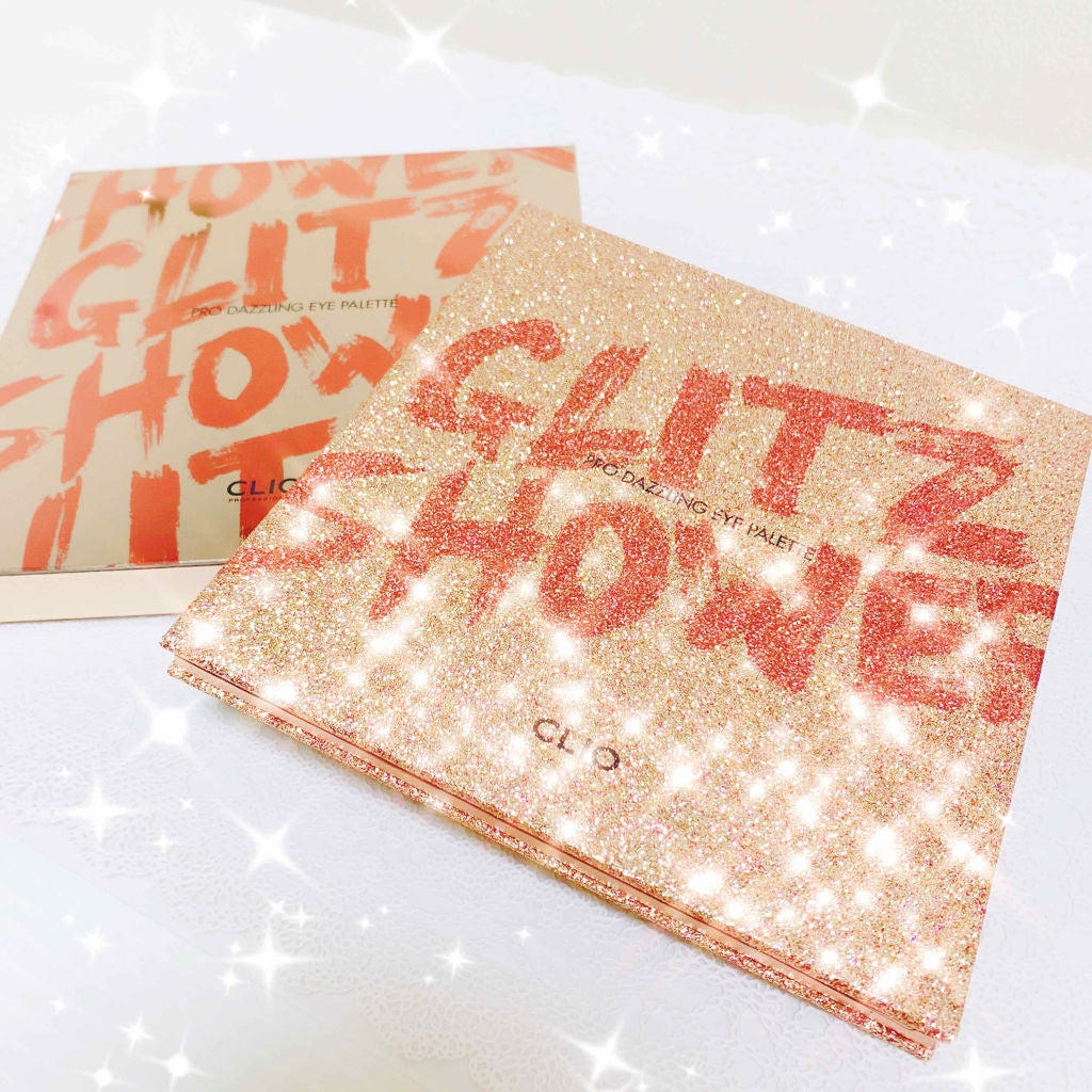 プロ ダズリング アイパレット グリッツ シャワー/CLIO/アイシャドウパレットを使ったクチコミ(2枚目)