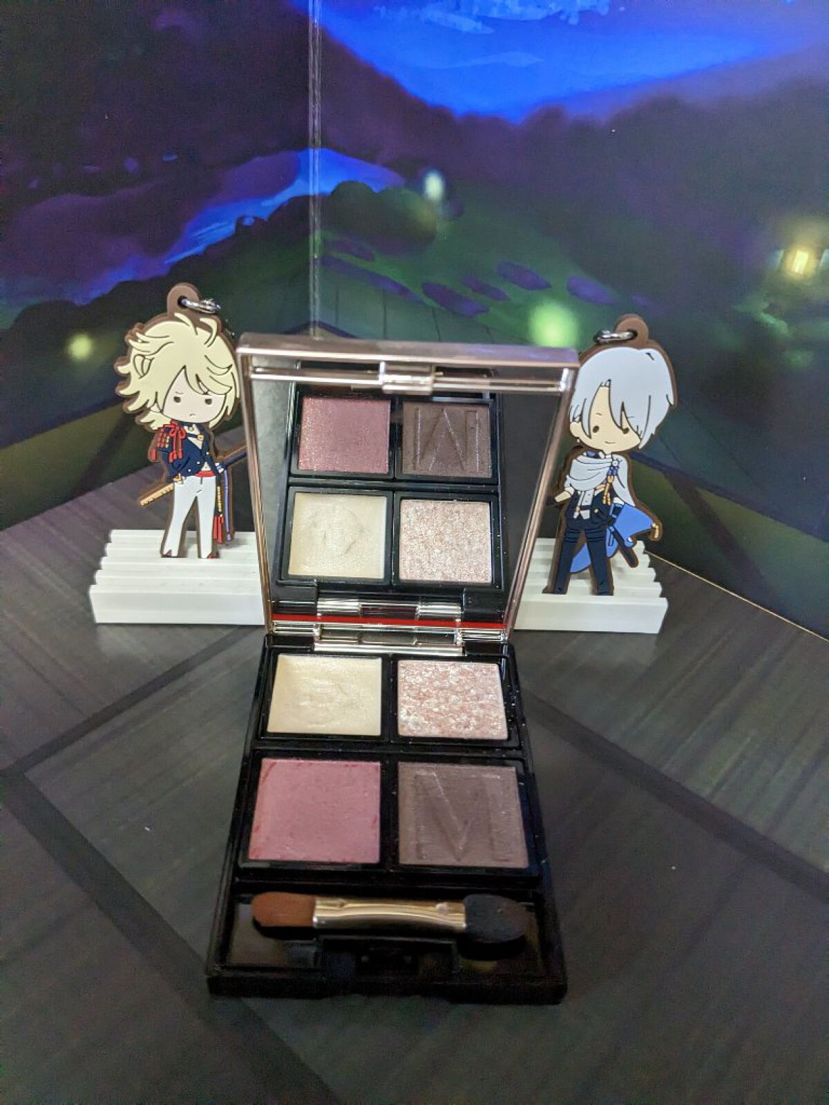 ドラマティックアイカラー (パウダー)/(クリーム) SV854 ダンシングスノーシュガー/マキアージュ/アイシャドウパレットを使ったクチコミ（1枚目）