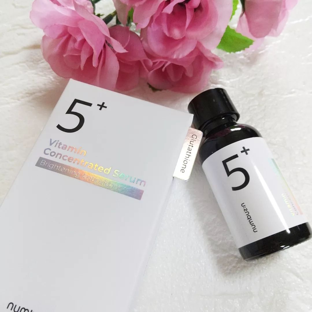 5番 白玉グルタチオンＣ美容液/numbuzin/美容液を使ったクチコミ（2枚目）