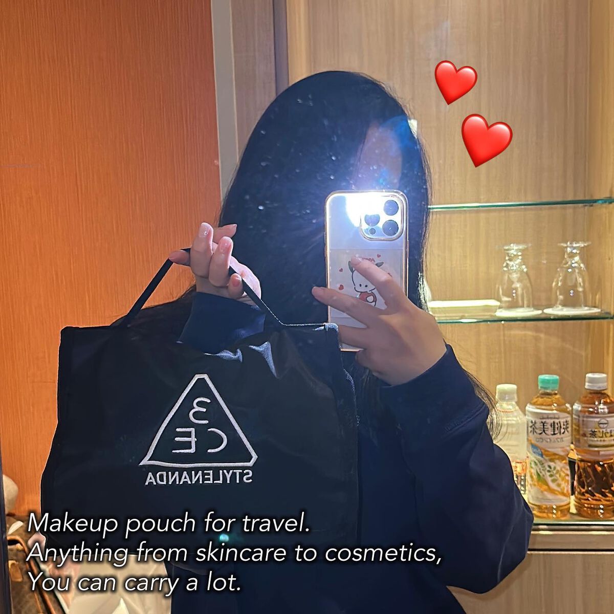 3CE ウォッシュバッグ/3CE/化粧ポーチを使ったクチコミ（1枚目）