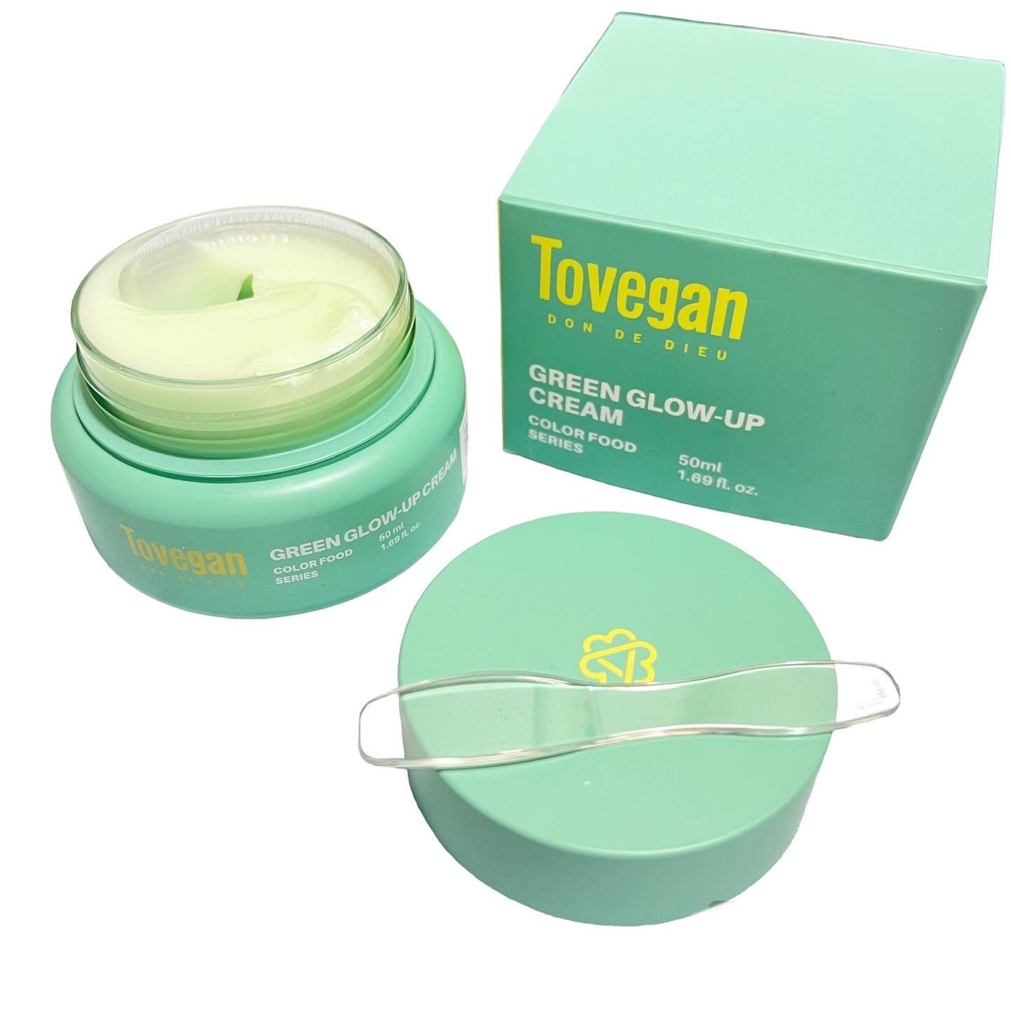 カラーフードシリーズグリーングロウアップクリーム/Tovegan/フェイスクリームを使ったクチコミ(1枚目)