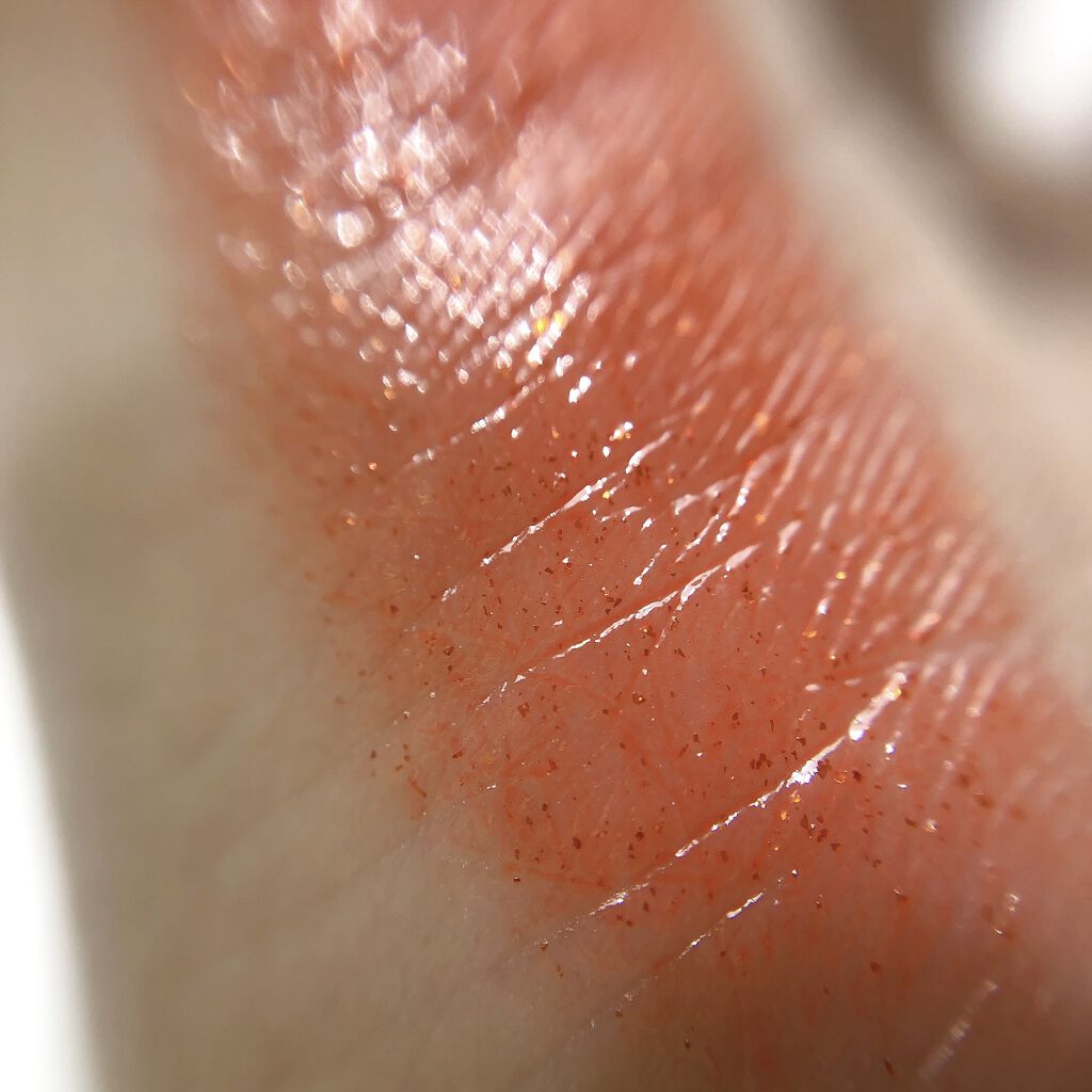 ケーキ リップスティック ルージュ アンリミテッド ラッカーシャイン コーラル ゼリー/shu uemura/口紅を使ったクチコミ（3枚目）