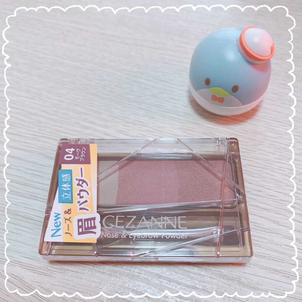 ノーズ＆アイブロウパウダー/CEZANNE/パウダーアイブロウを使ったクチコミ（1枚目）