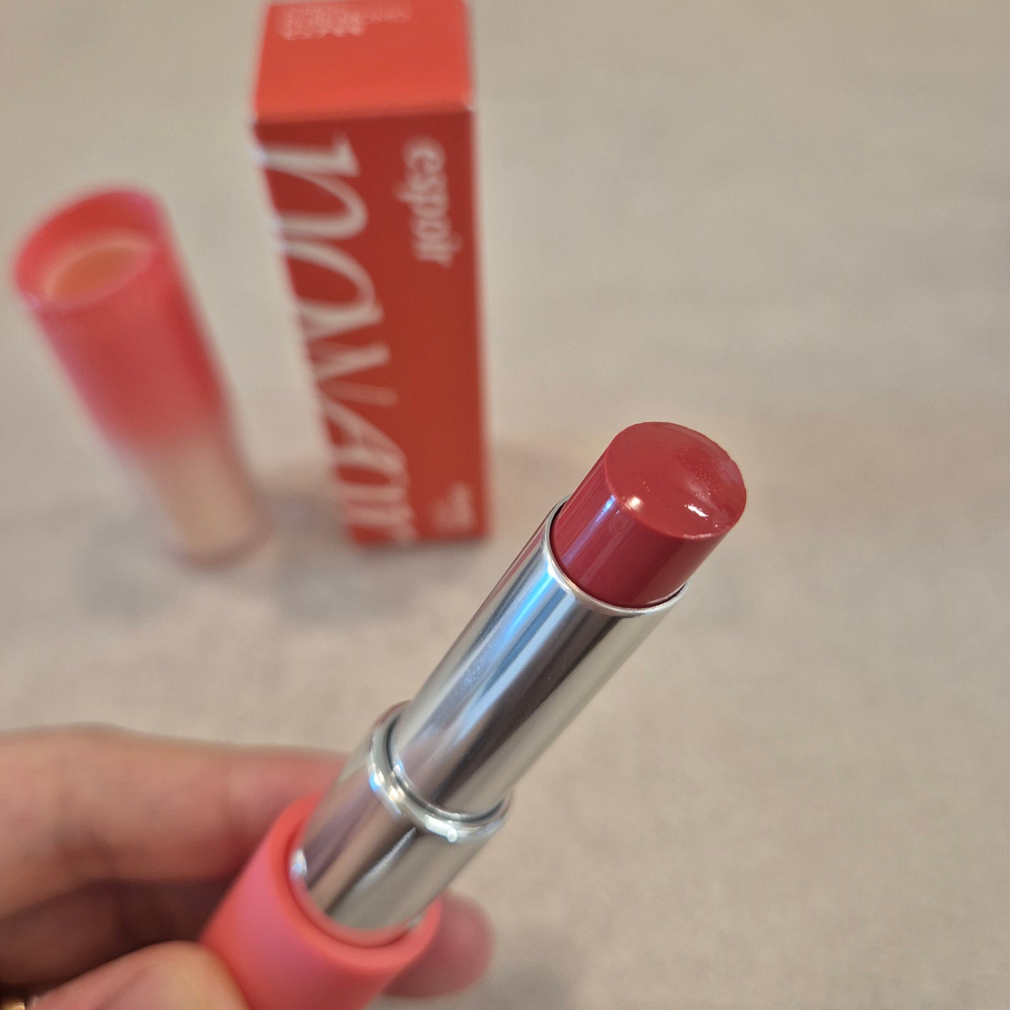 ノーウェアリップスティック バーミンググロー/espoir/口紅を使ったクチコミ(1枚目)