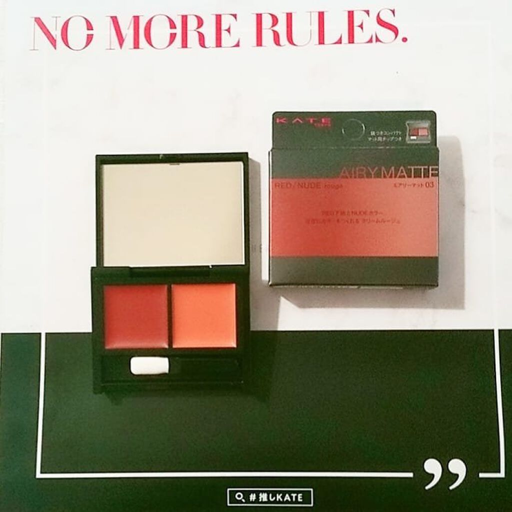 レッドヌードルージュ/KATE/口紅を使ったクチコミ（3枚目）