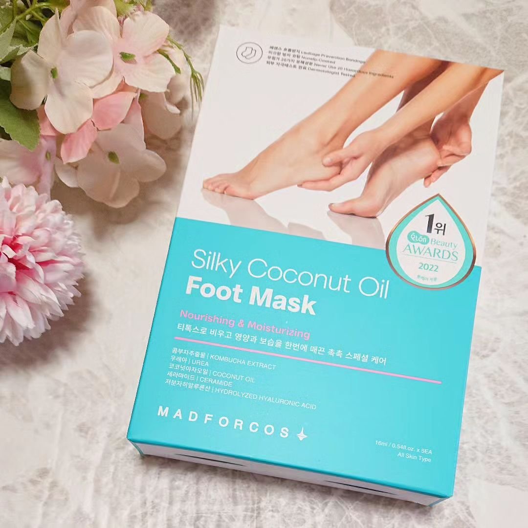 シルキーココナッツオイルフットマスク /MADFORCOS/レッグ・フットケアを使ったクチコミ（1枚目）