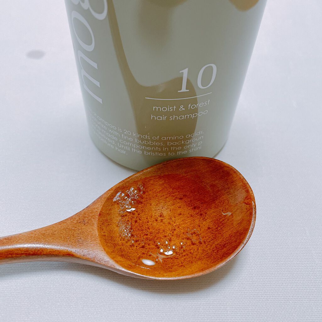 ノンシリコン アミノ酸シャンプー／コンディショナー (モイスト＆フォレスト) シャンプー/MOGANS/市販シャンプーを使ったクチコミ（2枚目）