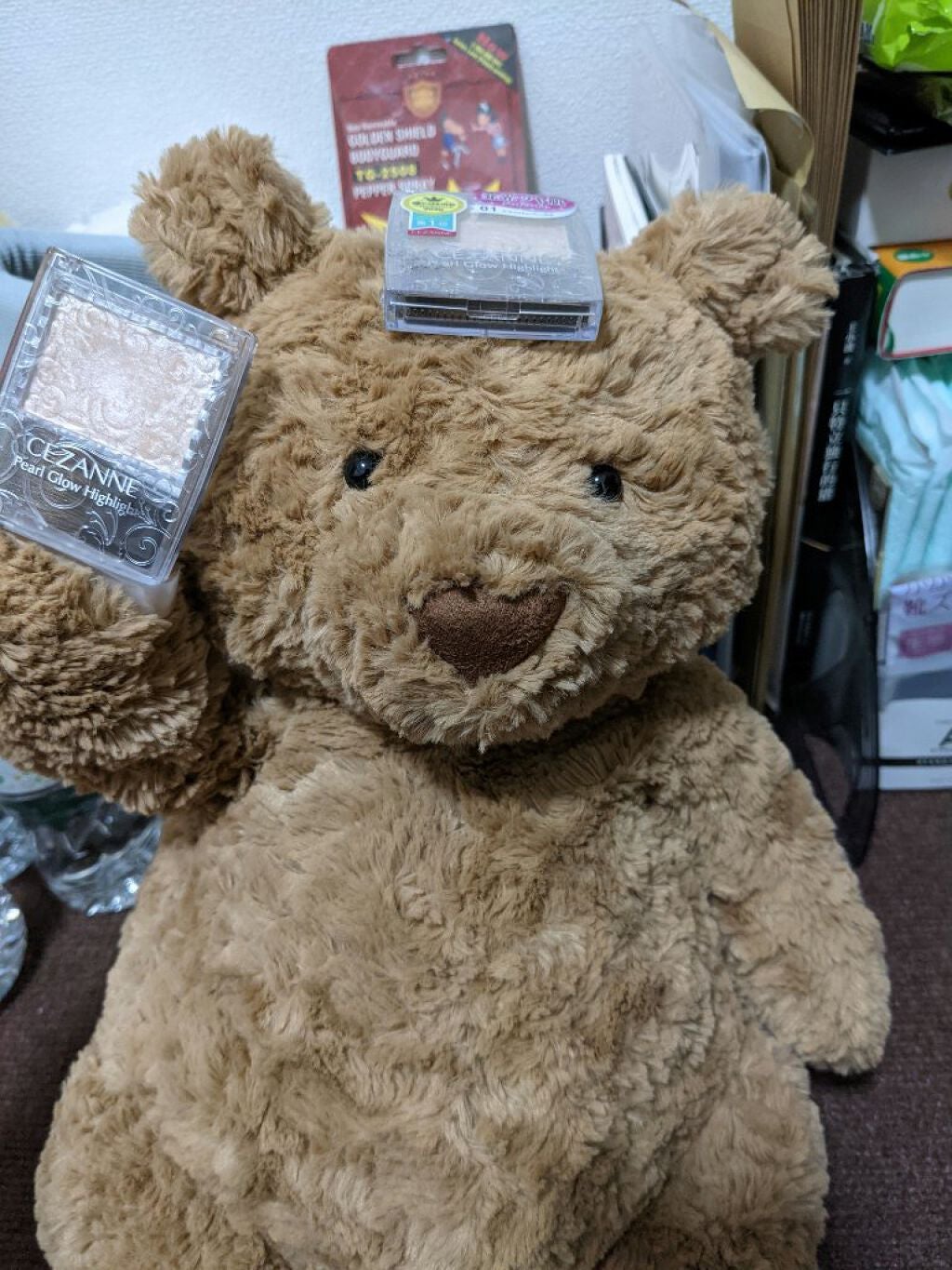 パールグロウハイライト/CEZANNE/パウダーハイライトを使ったクチコミ(3枚目)