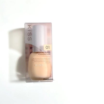 ミルキッシュガラスファンデ/KiSS/リキッドファンデーションを使ったクチコミ(1枚目)