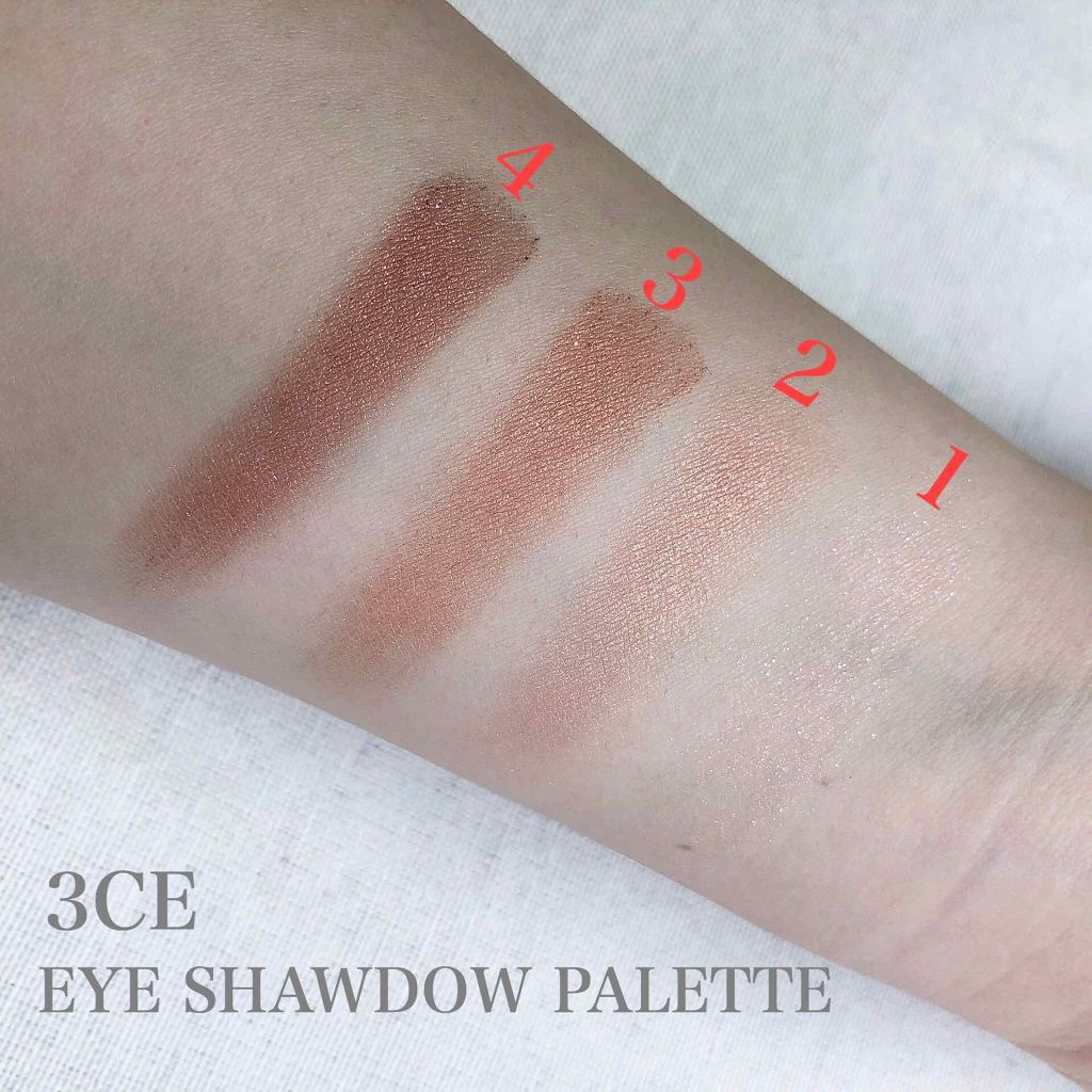 EYE SHADOW PALETTE /3CE/アイシャドウパレットを使ったクチコミ（3枚目）