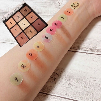 UR GLAM BLOOMING EYE COLOR PALETTE/U R GLAM/アイシャドウパレットを使ったクチコミ(3枚目)