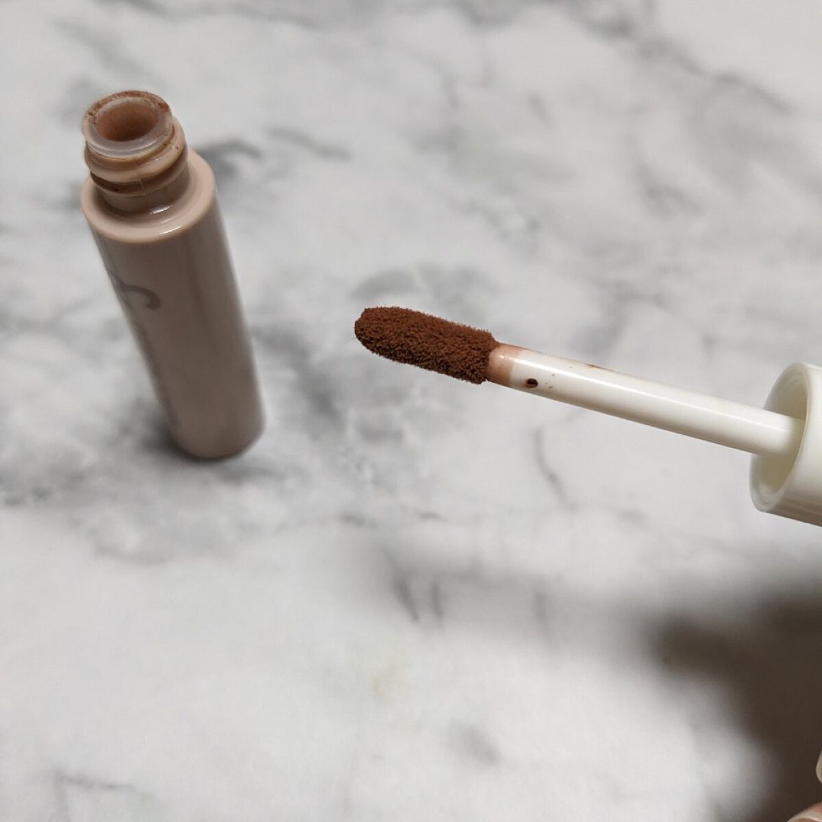 &.眉カラーマスカラ レッドブラウン/DAISO/眉マスカラを使ったクチコミ（3枚目）