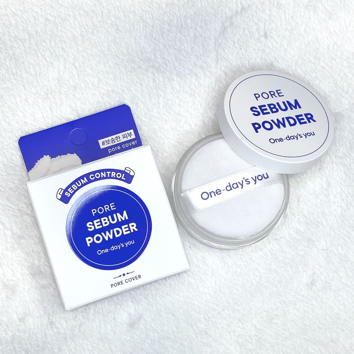 ポアセバムパウダー/One-day's you/ルースパウダーを使ったクチコミ(2枚目)