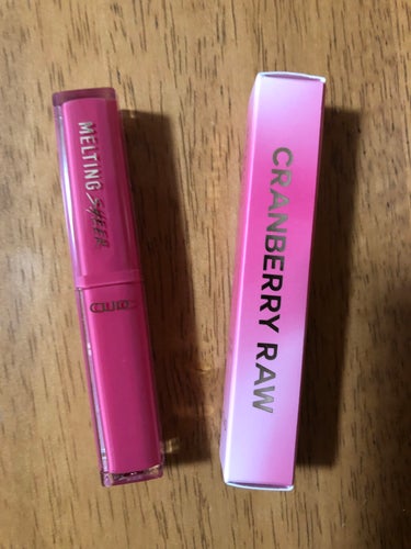 メルティング シアー リップ 04 CRANBERRY RAW/CLIO/口紅を使ったクチコミ（1枚目）