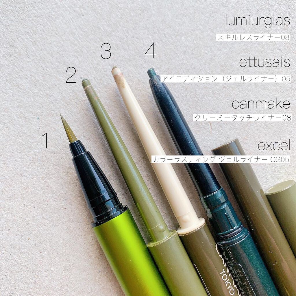 クリーミータッチライナー/キャンメイク/ジェルアイライナーを使ったクチコミ(2枚目)