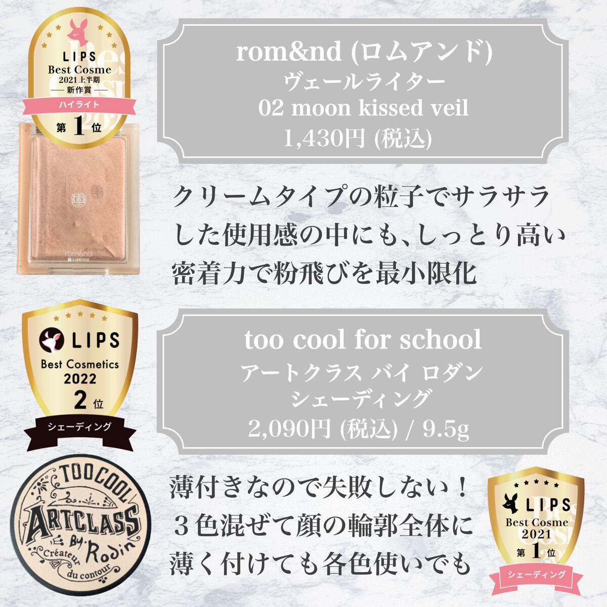 アートクラスバイロダン シェーディング/too cool for school/シェーディングを使ったクチコミ(6枚目)