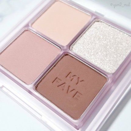 ホリカホリカ マイフェイブシャドウパレット(4カラー)/HOLIKA HOLIKA/アイシャドウパレットを使ったクチコミ(6枚目)