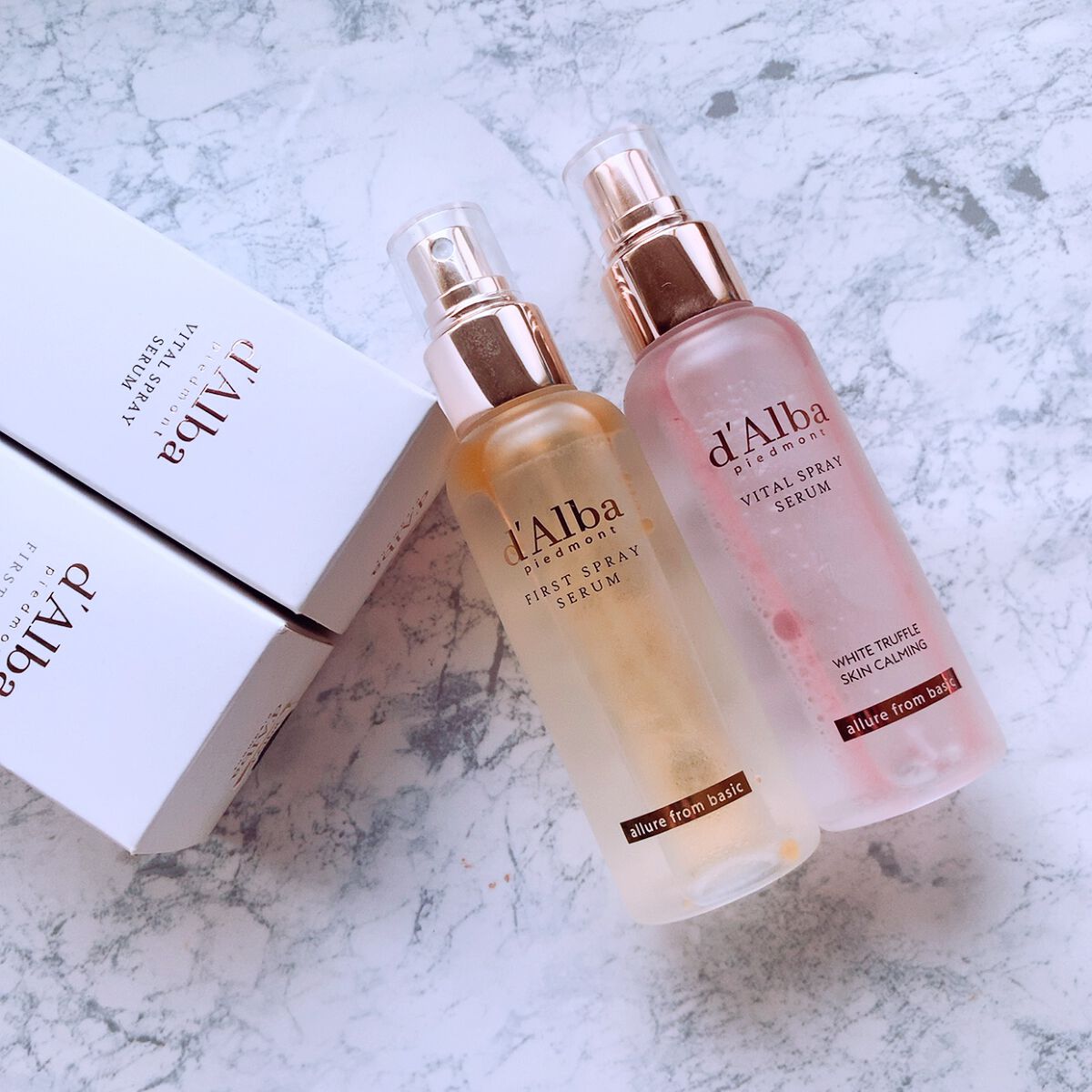 ダルバ ホワイトトリュフファーストスプレーセラム/ダルバ/ミスト状化粧水を使ったクチコミ（1枚目）