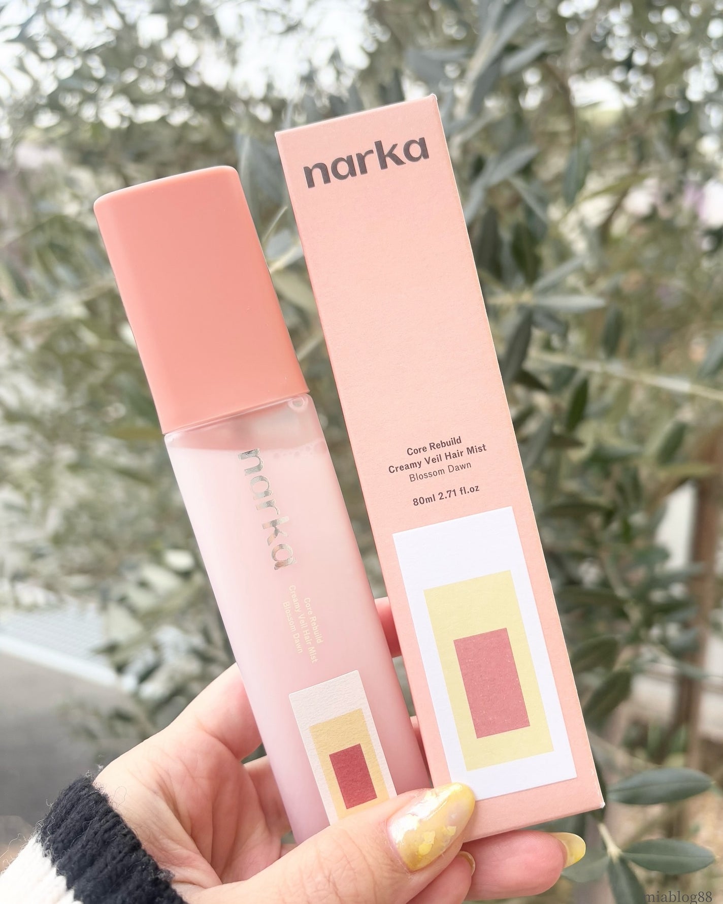 クリーミーベールヘアミスト ブロッサムダン/narka/ヘアミストを使ったクチコミ(5枚目)